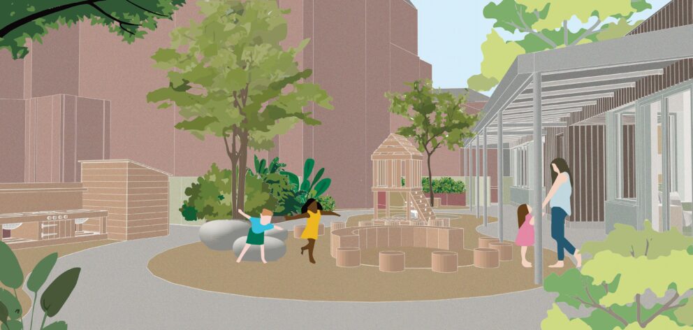 Kennedy Woods Playground Design Intent View 1